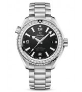 Omega Seamaster Planet Ocean 600m Diamond Watch for Ladies Black 39.50mm