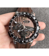 Ulysse Nardin Perpetual Calendar Automatic Watch Chocolate Dial 43mm