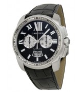 Cartier Calibre W7100060 Automatic Chronograph Black Dial