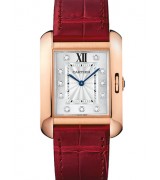 Cartier Tank Anglaise WJTA0007 Quartz Watch Size M
