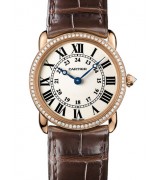 Cartier Ronde Louis WR00351 Quartz Watch 29 MM 