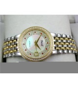 Piaget Dancer Automatic Watch Yellow Gold Diamonds MOP Dial 36mm 