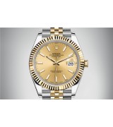 Rolex DateJust 126333 Swiss Automatic Watch Golden Dial 41MM