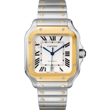 Cartier Santos w2sa0006 Automatic Steel Watch Two Tone 39.8mm