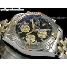 Breitling Choromat Evoluliton V3 Chronograh - Black Dial - Bi Tone