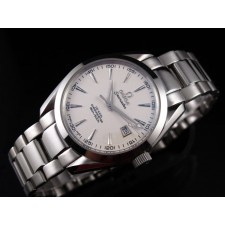 Omega Sea-Master OM6237 Automatic-White Dial-Gormment Markers-Brushed Stainless Steel Strap