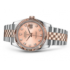 Rolex Datejust 116231-0057 Swiss Automatic Watch Pink Dial Jubilee Bracelet 36MM