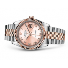 Rolex Datejust 116231-0089 Swiss Automatic Watch Pink Dial Jubilee Bracelet 36MM