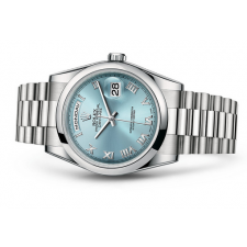 Rolex Day-Date 118206 Swiss Automatic Watch Ice-Blue Dial Presidential 36MM