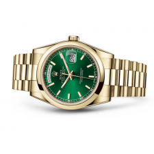 Rolex Day-Date 118208 Swiss Automatic Watch Green Dial 36MM