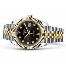 Rolex Datejust Swiss 3235 Automatic Watch Black Dial Jubilee Bracelet 41MM