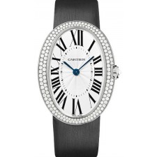 Cartier Baignoire Silver Swiss CAL.430 MC Mechanical Ladies Watch WB520009 