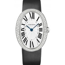 Cartier Baignoire Silver Swiss CAL.430 MC Mechanical Ladies Watch WB520009 