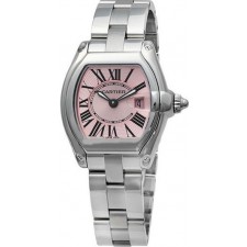 Cartier Roadster Pink Swiss Quartz Ladies Watch W62017V3