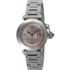  Cartier Pasha Pink Swiss 2824 Quartz Ladies Watch W3140008