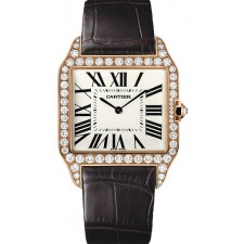  Cartier Santos Quartz Cartier157 Ladies Watch WH100351