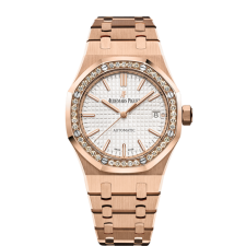 Audemars Piguet Royal Oak 15451OR Diamonds Watch For Women 37mm