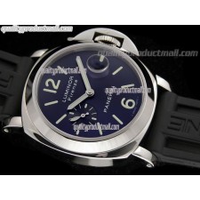 Panerai Luminor PAM229 Firenze Special Edition Automatic Watch-Blue Dial Blue Subdials-Black Rubber Strap