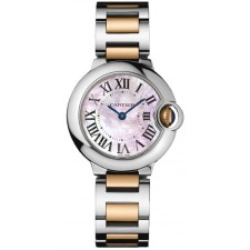 Cartier Ballon Bleu de Cartier Small Gold and Steel Watch W6920034