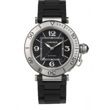 Cartier Pasha Black Swiss 2824 Automatic Man Watch W31077U2