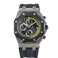 Audemars Piguet Royal Oak Offshore Sebastien Buemi 26207 Chronograph-Black Dial Rubber Strap