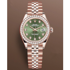 Rolex Lady-Datejust 279135rbr-0015 Automatic Watch Olive Green Dial 28mm
