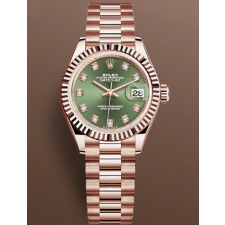 Rolex Lady-Datejust 279175-0009 Automatic Watch Green Dial 28mm