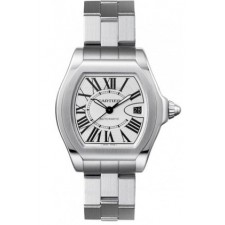 Cartier Roadster White Swiss 2824 Automatic Man Watch W6206017