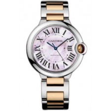 Cartier Ballon Bleu Pink Swiss 2671 Automatic Ladies Watch W6920033