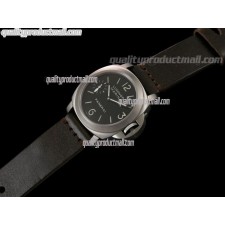 Panerai PAM177 Titanium Handwound Watch - Walnut Leather Strap