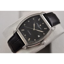 Vacheron Constantin Malte Oblong Shape Diamonds Swiss ETA2824-Black