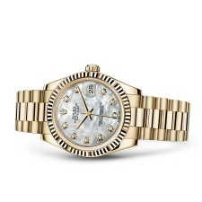 Rolex Datejust Ladies 178278-0010 Swiss Automatic Yellow Gold MOP 31MM