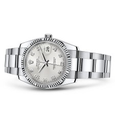 Rolex Oyster Perpetual Date 115234-0012 Swiss Automatic Silver Dial 34MM