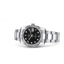 Rolex Oyster Perpetual Date 1155234-0011 Swiss Automatic Black Dial 34MM