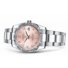 Rolex Oyster Perpetual Date 115234-0009 Swiss Automatic Pink Dial 34MM