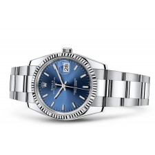 Rolex Oyster Perpetual Date 115234-0005 Swiss Automatic Blue Dial 34MM