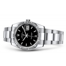 Rolex Oyster Perpetual Date 115234-0002 Swiss Automatic Black Dial 34MM