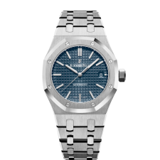 Audemars Piguet Royal Oak 15450ST Automatic Watch Blue Dial 37mm
