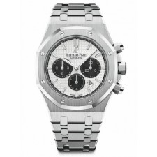 Audemars Piguet Royal Oak Automatic Chronograph SS White Dial 41mm