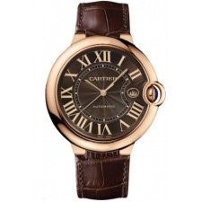 Cartier Ballon Bleu Brown Swiss 2824 Automatic Man Watch W6920037 