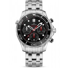 Omega Seamaster Diver 300m Chronograph Black Dial 44mm