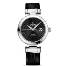 Omega De Ville Ladymatic Automatic Watch Black Dial 34mm  