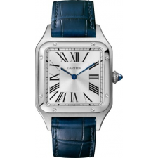 Cartier Santos Dumont wssa0022 Quartz Watch White Dial 43.5mm