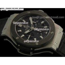 Hublot Big Bang 301.SM.1770.RX Black Leather Automatic Chronograph - 44mm