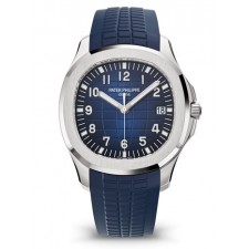 Patek Philippe Aquanaut Automatic Watch 5168G-001 Black Blue Dial 42.2mm