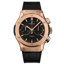 Hublot Classic Fusion Automatic Chronograph Rose Gold Black Dial - 45/42mm