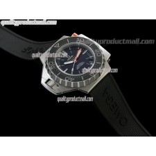 Omega Ploprof 1200M V2 Ultimate Swiss - Black Dial - Black Rubber Strap