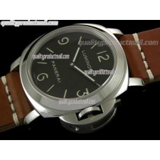 Panerai PAM112 1:1 Mirror Replica Quartz  Watch - Tan Leather Strap
