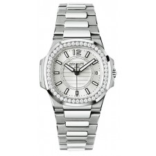  Patek Philippe Nautilus Quartz SwissE 23-250 S C Ladies Watch 7010/1G-001 