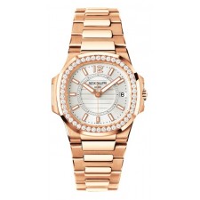  Patek Philippe Nautilus Quartz Swiss E 23-250 S C Ladies Watch 7010/1R-001 